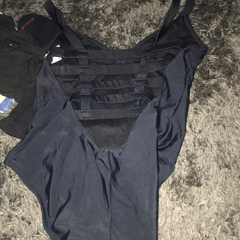 Black one piece